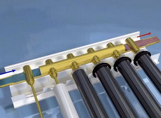 Heat Pipe Pressurized Solar Water Heater Termas Solares Termico Solar 100L 120L 150L