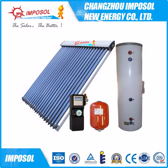 Split Pressurized Solar Hot Water Heater with Solar Keymark